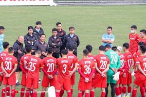 我國男足隊集訓名單已出爐，為 Mitsubishi Electric Cup 2022 做出充分準備。（圖：VFF）