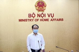 內務部副部長武戰勝在會談上發言。（圖：玲阮）