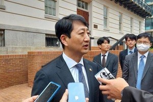 韓國產業通商資源部通商交涉本部長安德根。（圖：韓聯社）