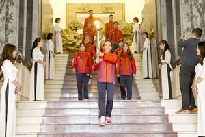 全國運動大會祈求聖火儀式舉行