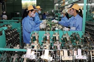 配套工業的生產線。