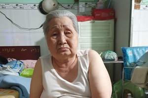 阮氏邁大娘多年來不良於行。