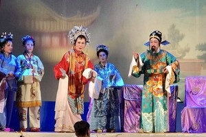 统一潮剧团将在元宵文艺上演出。