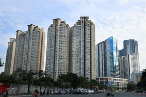 平盛郡阮友景街公寓区一瞥。（图：越通社）