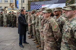 驻波兰美军。（图：互联网）