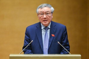 最高人民法院院院长阮和平。（图：VOV）