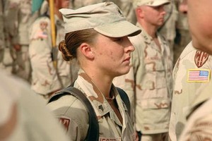 美军女兵。（图：互联网）