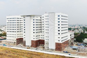 福门区域全科医院新建项目正在逐步完成。