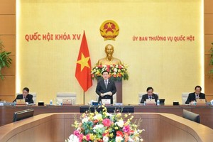 国会主席王廷惠在会议上致开幕词。（图：黄南）