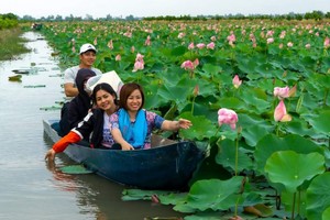 同塔省具有诸多优势来开发绿色旅游。（图：阮泉）