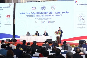 越-法企业论坛现场。（图：宝明）