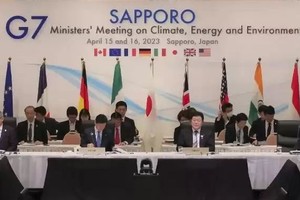 七国集团(G7)气候能源环境部长会议16日通过联合声明后闭幕。（图：互联网）