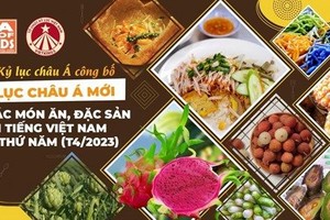 越南再有９道名菜成亚洲纪录