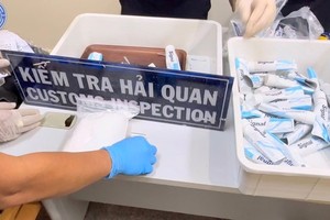 海关力量破获的一宗空运毒品案件。（图：海关提供）