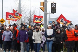 加拿大公务员工会组织在全国范围内发动的大规模罢工已持续逾10天。（图：互联网）