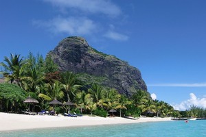 模里西斯美丽的风景。