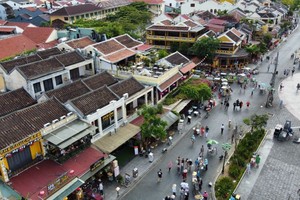 会安市期待，在潘珠贞街的“步行与非机动车街道”扩大提案将创造一个崭新并具吸引力的饮食、旅游及文化体验空间。（图：陈常）