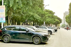 第一郡黎莱街的部分街道用作收费停车。