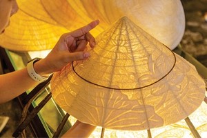 越南的竹笠帽。