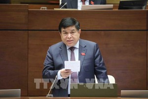 计划与投资部部长阮志勇在会上发言。（图：越通社）