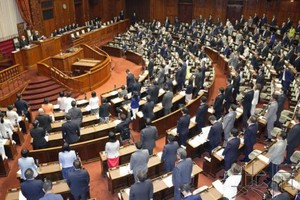 6月7日，日本防卫产业的《生产基础强化法》在参院全体会议上获得通过并成立。（图：共同社）