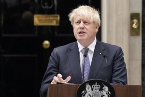 英国前首相约翰逊。（图：互联网）