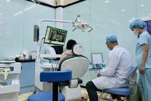 本市一高科技的牙科诊所。（图：黄雪）