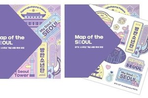 “首尔防弹游”地图。（图：首尔市政府）