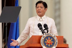 菲律宾总统费迪南德‧罗慕尔德兹‧马科斯。（图：路透社）