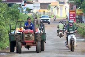 格昆县生活逐渐恢复正常。（图：越通社）