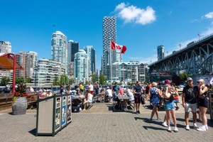 加拿大格兰维尔岛一景。（图：Shutterstock）