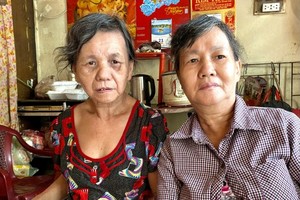 林香（右）与林素女。