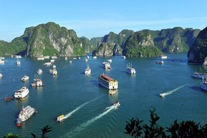 下龙湾旅游景点一隅。（示意图：VTV）