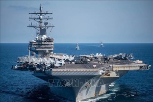 罗纳德·里根号（USS Ronald Reagan）航空母舰。（图：越通社）