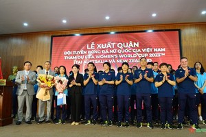 越南女足队出征 2023年女足世界