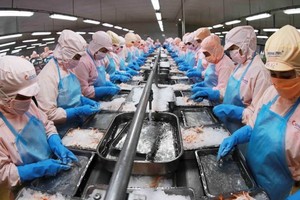 水产为越南主力出口产品之一。（图：越通社）