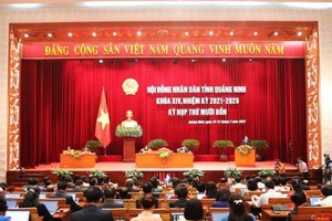 2021-2026年任期第十四届广宁省人民议会第十四次会议现场一隅。（图：广宁电子报）