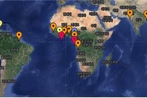 2023年上半年全球海盗事件发生地区。（图：韩联社/国际商会）