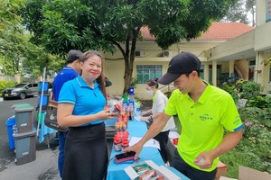 提高越华妇女热爱环保意识