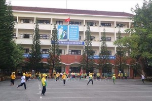 大勒市征女王小学一景。（图：越通社）