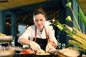 蔡氏玉心厨师凭借提升越南美食的能力，在《2023年越南顶级厨师》留下了深刻的印象。