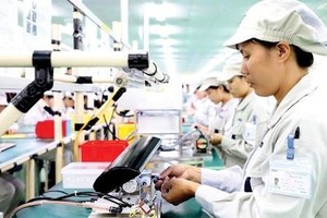 一外国投资企业的工厂一隅。