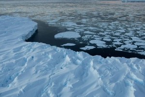 报导称，南极洲周围的海冰面积通常在接近南半球冬季结束的9月左右达到顶峰，然后在夏季接近尾声的2月或3月融化到最低值。。（图：互联网）