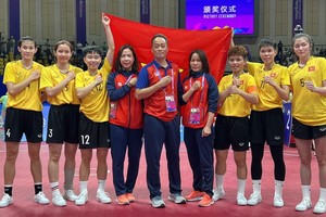 越南女子藤球队。（图源：互联网）