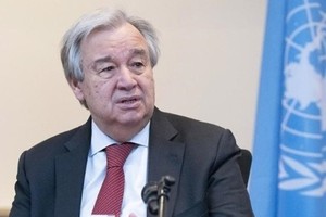 古特雷斯对围困加沙感忧虑。（图：联合国）