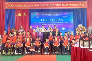 越南残疾人体育代表团启程。（图：互联网）