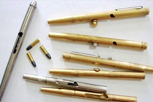 “钢笔枪”──极度危险的自制枪。