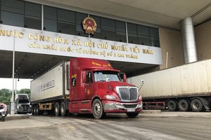 老街省试行双向跨境商品运输通关。（图：农业报）