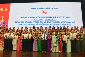 图为2022年第25次武长纂奖获奖教师大合照。（图：玄阮）