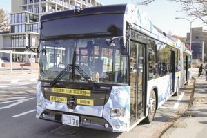 日本巴士列队自动驾驶 BRT 实证试验
